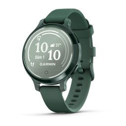 Ceas Garmin Lily 2 Active, display AMOLED, memorie 8GB, autonomie pana la 9 zile, rezistanta la apa pana la 5 ATM, verde