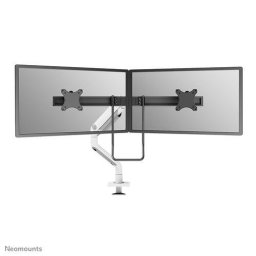 Suport birou dublu pentru monitoare Neomounts DS75S-950WH2, Diagonala 17"-32", Greutate maxima 8kg per monitor, VESA 75x75~100x100, Alb