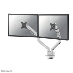 Suport birou dublu pentru monitoare NEOMOUNTS DS70-250SL2, Pentru 2 monitoare, Diagonala17"-32", Greutate maxima 9 kg per monitor, VESA 75x75 ~ 100x100, Argintiu
