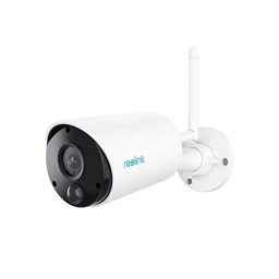 Camera de supraveghere exterior wireless WiFi Reolink Argus B320, 3 MP, PIR, IR 10 m, 2.4 GHz, 5200 mAh, microfon si difuzor, sirena, slot card
