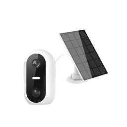 Camera de supraveghere Extralink EX.32985 Smart Life SolarEye, Full HD 1080P, alb/negru, 140x210x95mm, cu panou solar, acumulator 5200mAh