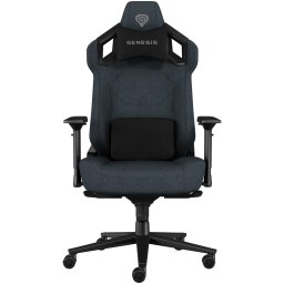Scaun gaming Genesis Nitro 800, material textil, reglabil pe inaltime, greutate maxima suportata 150 kg, inaltime scaun reglabil 47 - 53 cm, spatar ajustabil 135°, dimensiuni roti 60mm, echipat cu piston cu gaz clasa 4, manere 4D, Negru