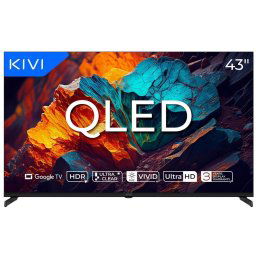 Televizor QLED Kivi 109 cm 43" 43U720QB, Ultra Hd 4K, Smart TV, WIFi, CI, Negru