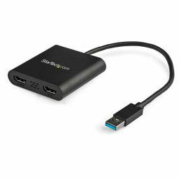 Adaptor Startech USB32HD2, HDMI 4K-/M/F, suporta sunet stereo (2 canale stanga, dreapta, Negru