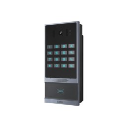 Interfon video i64 PoE, IP66, HD, Difuzor incorporat, IC/RFID, Montare pe perete, Negru