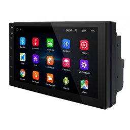 Navigatie Android 13 cu Android auto & Carplay Wireless, 2GB RAM, 32 GB, dedicata Ecran 7 inch, USB, Touchscreen, Compatibil Waze si Google Play