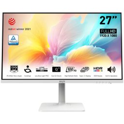 MONITOARE MSI - gaming MS-3PA4,MSI,ID1/White-White,27,Anti-Glare,Non- touch,IPS,FHD,LED,Flat,100Hz,1ms,16:9,EU,36M, +PIVOT/MD2, MD2712PW (timbru verde 7 lei)