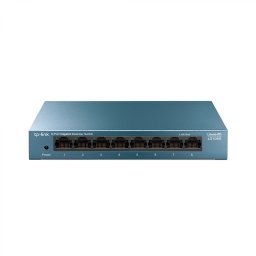 SWITCH TP-LINK 8 porturi Gigabit LiteWave carcasa metalica LS108G (timbru verde 2 lei)