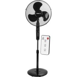 Ventilator cu picior pentru podea, 45 W, 3 viteze, telecomanda, inaltime reglabila, 100-125 cm, diametru 40 cm, Strend Pro
