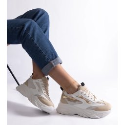 Gemre Adidași bej-aurii pentru femei Milenka