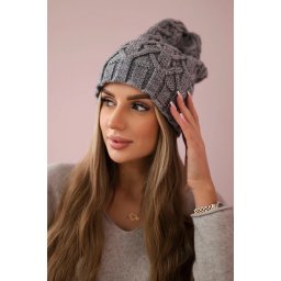Kesi Cap with fleece Sonia K201 dark gray