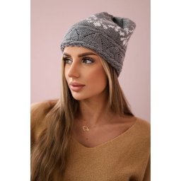 Kesi Women's cap Kira K374 light gray
