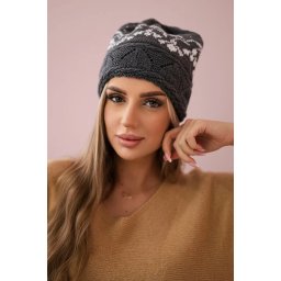 Kesi Women's cap Kira K374 dark gray