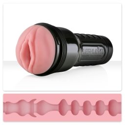 Fleshlight Roz Vagin Mini-Lotus Cea Mai Vanduta Textura in Marime Compacta + GRATUIT Lubrifiant Fleshlight 30 ml