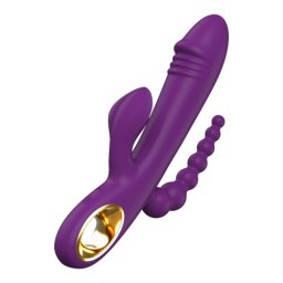 ToyJoy Edite de Designer Caleona Tentatie Tripla Vibrator pentru Satisfactie Completa
