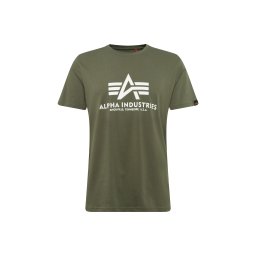 ALPHA INDUSTRIES Tricou oliv / alb