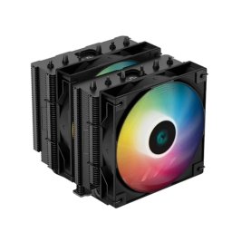DeepCool CPU Cooler - AG620 BK ARGB (29.4 dB; max., 115.32 m3/h; conector cu 4 pini, 6 heatpipe-uri, 12 cm, PWM, LED)