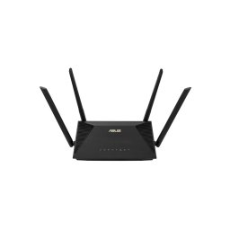 Router Wireless Asus RT-AX1800U; Standarde rețea: IEEE 802.11a, IEEE 802.11b, IEEE 802.11g, IEEE 802.11n, IEEE 802.11ac, IEEE 802.11ax, IPv4, IPv6, 4 antene externe,Dual-Core processor, Memorie: 128 MB Flash, 256 MB RAM, Frecvente: 2.4 GHz 2x2 / 5 GHz 2x2