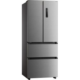 Frigider cu ușă franceză Tesla RF3900FMX, 391 l, Clasa E, Total No Frost, Motor Inverter, Display LED, Metal cooling, H 178 cm, Inox