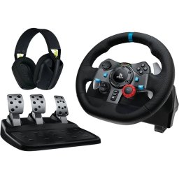 LOGITECH G29 Driving Force Racing Wheel + G435 headset negru