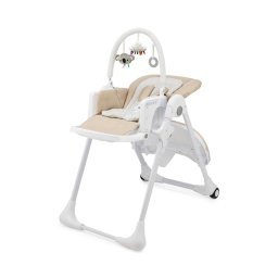 KINDERKRAFT TUMMIE – scaun de masă pentru copii 2 în 1, bej