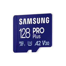 Card de Memorie SAMSUNG MicroSDHC PRO PLUS 128GB, Class10/Grade 3 cu cititor de carduri SafetyGuard Surveillance