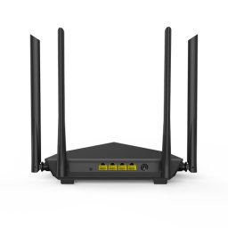 Router WiFi 5 (802.11ac) DualBand 2.4/5GHz, 300+867Mbps, 4x6dBi, 4 porturi Gigabit - TENDA TND-AC10-V30 SafetyGuard Surveillance