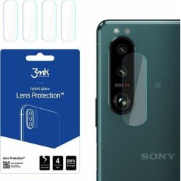 Szkło hybrydowe na obiektyw aparatu 3MK Lens Protection Sony Xperia 1 III 5G [4 PACK]
