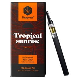 Vaporizator CBD 85% Happease Zkittlez Tropical Sunrise 0,6ml