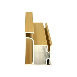GOLA Vertical simplu NEGRU ALB INOX AURIU 2.7m
