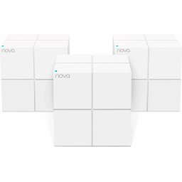 MESH TENDA Sistem wireless, AC1200. 1 x 10/100/1000Mbps WAN, 1 x 10/100/1000Mbps LAN on primary, dual-band AC1200Mbps (867+300), NOVA MW6 3pack
