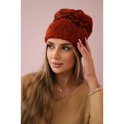 Kesi Women's cap Kira K374 mustard+black