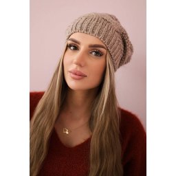 Kesi Cap with fleece Sandra K210 dark beige