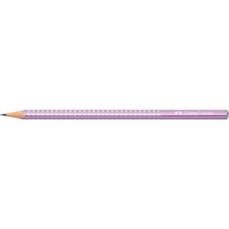 Creion grafit B triunghiular sparkle 2023 Faber-Castell, violet metalizat