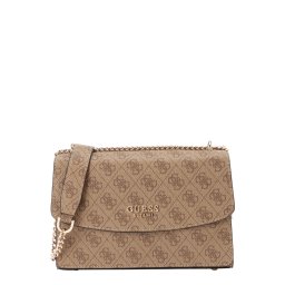 GUESS Geantă de umăr 'CALISTA CONVERTIBLE XBODY FLAP' maro / maro închis