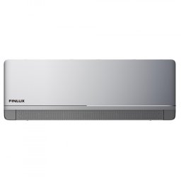 Aparat de aer conditionat inverter Finlux 12FERRO87BRIS, 12000 BTU, A+++, 30 m², Wi-Fi, Comfort breeze, 4D blowing, Incalzire exterioara, Gri