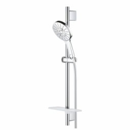 Set dus cu bara Grohe Rainshower SmartActive 130 cu 3 tipuri de jet, crom lucios
