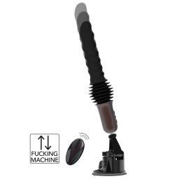Hidden Desire Extreme Anal Power Thrusting Vibrator Black