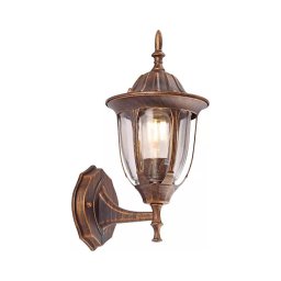 Aplică de exterior MANOEL 1xE27/15W/230V IP44 patină bronz
