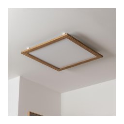 Plafonieră LED Brilagi SLIMFRAME WOOD LED/58W/230V 64x64 cm maro