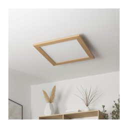 Plafonieră LED Brilagi SLIMFRAME WOOD LED/36W/230V 49,5x49,5 cm maro