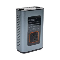 Compresor LED portabil digital 3 în 1 4000 mAh 5W negru