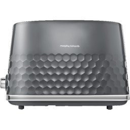 Prajitor de Paine Morphy Richards Hive, 2 Felii, 7 Trepte de Rumenire, 850W, Gri metalizat