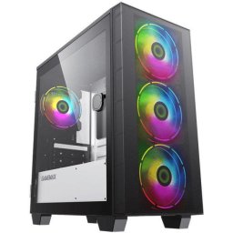 Carcasa Aero Mini MiddleTower ARGB Negru/Alb