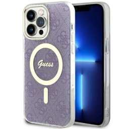 Husa Guess GUHMP14XH4STU iPhone 14 Pro Max 6.7" purple/purple hardcase 4G MagSafe