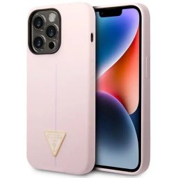 Husa Guess Silicone Triangle iPhone 14 Pro 6.1" Case - Purple