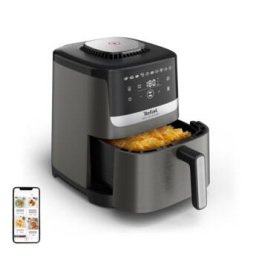 Friteuza Tefal Easy Fry Silence EY551HE0 fryer Single 5 L Stand-alone Hot air fryer Black, Grey, Stainless steel
