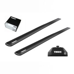 Model 1 Bare transversale Thule Evo Flush Rail Wingbar Evo Black pentru( AUTO- CONFIGURAT LA CERERE), Sistem cu prindere pe bare longitudinale integrate