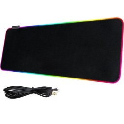 Mouse Pad Gaming cu iluminare LED RGB si alimentare prin USB-C