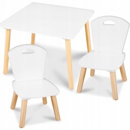 Set de masa cu doua scaune pentru copii ricokids rc-848